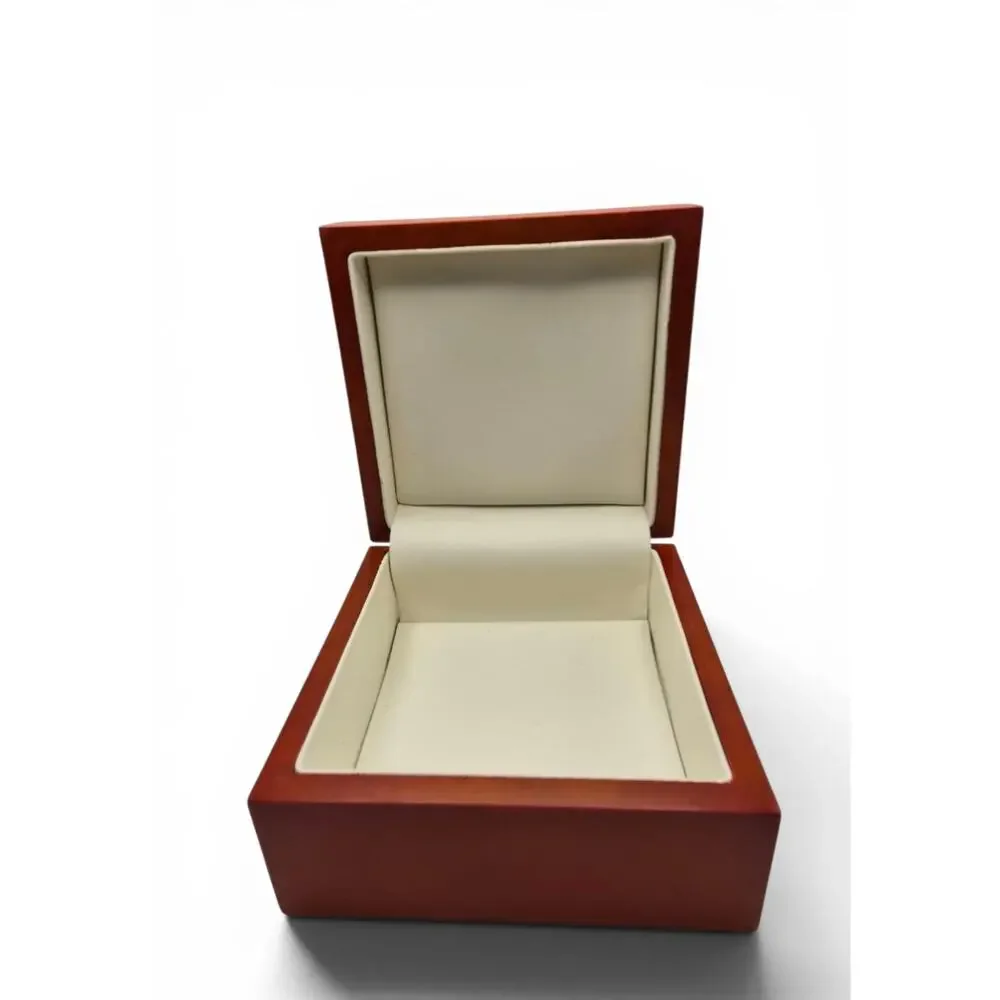 Wood Jewelry Presentation Box Set Ring Box Matching Display Case